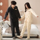 Chongxin's 25-year-old new coral velvet couple pajamas for autumn and winter plus velvet and thickened teen men's and girls' home wear suits 9212 L female (height 160-165, weight 100-120)