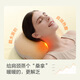 SKG Smart Massage Pillow, Hot Compress and Unclog Pillow, Cervical Massager, Shoulder and Neck Massager, Neck Kneading, Waist Backrest, Full Body Massager, Office Artifact, Gift Recommendation, New Product Launch 8511, Dual-Purchase and Plug-in - Quicksand Texture