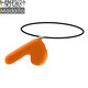 Modal Men's Underwear Sexy Underwear Thong Pants Ring Ring 8008 Orange One Size