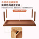 Computer table large board desk home desk student study table study living room modern simple writing table solid wood legs 50MM thick walnut color 160*80*75CM