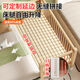 Yusenyi children's spliced bed solid wood adjustable lifting and widening bedside bed baby bed crib beech guardrail children's bed guardrail can be lifted on both sides + 6cm air fiber mattress + bear bed surround 150x70cm