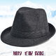 Qisman autumn and winter men's hat British retro jazz hat outdoor dad warm middle-aged and elderly spring and autumn hat men fine wool dark gray 56cm