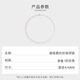 Bai Qixin necklace Shijia imitation pearl double-layer stacked necklace light luxury niche high-end clavicle chain versatile temperament necklace magnetic buckle pearl necklace 4mm