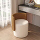 Xiaomi famous craftsman light luxury bedroom makeup dressing Nordic chair internet celebrity simple girl backrest dressing table stool household rotatable off-white fixed style