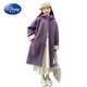 Disney (Disney) Girls' Autumn and Winter Plush Jacket 2025 New Fur-in-One Windbreaker for Older Girls and Children's Winter Shearling Coat Brown 160 cm