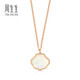 Chow Sang Sang 18K rose gold necklace DailyLuxe mother-of-pearl shell for a lifetime 92735N price 47 cm