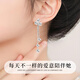 Lao Fengxiang Light Luxury Zhou Earrings for Women One Week High-end Sterling Silver Needle Earrings Practical Birthday Gifts for Girls for Girlfriend Zhou Lover* One Week Earrings Set JD.com Ships from Bakura *Same Day/Next Day Delivery