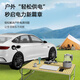 ROMADA is suitable for BYD Qin PLUS discharge gun new energy vehicle universal external discharge plug strip socket row outdoor electrical appliance external power converter 3 meters charging and discharging integrated gun + storage bag - 4 square lines outdoor travel power converter 220V