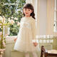 JELLYBABY 7A Antibacterial Autumn Girls Three-dimensional Bow Dress Children's Princess Dress New Year's Eve Clothing Outdoor Performance Clothes