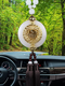 Yusenyi high-end car pendant car rearview mirror pendant 2025 Internet celebrity car pendant car high-end car hollow Ping An Fu red tassel