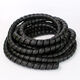 Bun Peng thread protective sleeve spiral high-pressure hose hydraulic oil pipe car wash water pipe wire and cable soft casing wrapped pipe winding pipe blue inner diameter 25mm 5 meters