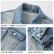 FivePlus washed denim jacket for women in autumn and winter, versatile and high-end wear, slimming top for small people, denim blue M