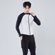 Zhizhou barrel swimsuit men's surfing suit two-piece quick-drying tight jellyfish snorkeling suit wetsuit long sleeves men's pure white (cardigan) M (100-120Jin Jin equals 0.5 kg)