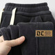Corduroy pants men's autumn and winter thickened velvet loose casual pants men's trendy versatile large size sports pants factory direct sales clearance K264 plus velvet style black 4XL recommended weight 160-170Jin Jin equals 0.5 kg can be worn