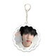 
Zhang Guiyuan's new peripheral double-sided transparent keychain school bag pendant to support students' gift customization KXPB16784 5CM