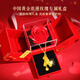 China Gold will make money immediately. The zodiac year of the horse is for women. 2026 gold necklace for women. Pure gold pendant is practical for wife and girlfriend. Pure gold pendant + about 0.70gK gold chain + beloved gift box-0.80