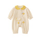 Infant spring and autumn set, baby girl's spring jumpsuit, one-month-old clothes for going out, spring baby clothes LQY-249201__yellow 73 cm_ recommended 14-18Jin Jin is equal to about 0.5 kg