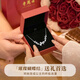 Lao Fengxiang bow necklace for women, light luxury pure silver pendant jewelry, high-end birthday anniversary gift for girlfriend and wife, pure silver * romantic bow * brand gift box