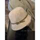 Chuangjingyi selected hats for women, autumn hats, belt buckles, woolen hats, French hats, women's autumn and winter fisherman hats, basin hats, oatmeal color, wool blended, one size fits all (54-59cm)