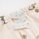 Haoye Haoye Style de ropa Spring y otoño Mujeres embarazadas Patamas Pantalones Pantalones de soporte de algodón puro Ajustable antes y después del embarazo Cartoon cómoda para pantalones de confinamiento fuera de DK1098 2XL