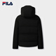 FILA Official Men's Down Jacket 2025 Winter Fashion Casual Comfortable Warm Hooded Jacket