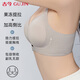 Ancient and modern (GUJIN) traceless underwear for women with small breasts, thin shoulder straps, push-up, auxiliary breasts, anti-sagging, beautiful back, thin style, large bra, gray