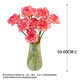 Carnation flowers holiday gift water-grown flowers for mom Yunnan flower base straight hair 10 random color carnations