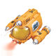 Shantou Lincun remote control submarine children's toy can get off the water electric boat mini speedboat model black technology boy gift water spray model - happy yellow remote control motor boat waterproof remote control + with light + exquisite gift box comes standard with a set of batteries + charging cable + screwdriver + freight insurance
