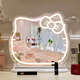 HD LED makeup mirror with light vanity mirror desktop smart home simple master bedroom Internet celebrity large KT cat with light model