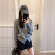 Su Yuwei Maillard coffee color small fragrance style short knitted cardigan for women autumn and winter high-end waist slimming sweater inner top coffee color Follow the store - free shipping insurance S (80-95Jin Jin is equal to 0.5 kg)