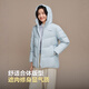 Bosideng 25-year-old down jacket for women winter 90 velvet thickened hooded loose short casual all-match warm jacket