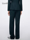 Laur l velvet merino wool 25 new autumn Berlin green leg straight nine-point trousers LWL363K01700 XS