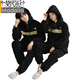 Modal couple pajamas for women in winter, quilted and thickened, new large size hooded men's youth can wear home clothes 02D003 XL female-120-140Jin Jin is equal to 0.5 kg