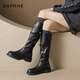 Daphne Maillard pile boots women's 2025 new boots high boots knight boots black 37