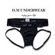 DM Men's Underwear Lace Underwear Thong Sexy Low Waist Mesh Breathable Sexy Temptation Double Dingxia White M Weight 100-115Jin Jin is equal to 0.5 kg
