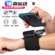 Diamond Driving Wrist Mobile Phone Holder Wristband Sports Arm Cover Running Mobile Phone Bag Strap Fixing Special Equipment Hanging Wrist Bag Wrist Bracket Black