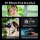 VILTROX AF 85mm F1.4 Pro FE Sony full-frame autofocus large aperture mid-telephoto fixed focus portrait lens for A7M4 A7C2 mirrorless cameras