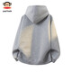 Big Mouth Monkey (paul frank) American hooded cardigan sweatshirt men's autumn new loose heavyweight trendy brand sports and leisure long-sleeved jacket clothes heather gray autumn new product XL recommended 135-145Jin Jin equals 0.5 kg