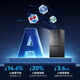 MeiLing AI Refrigerator 503 cross four-door 59.9cm dual system zero-flat inlay ultra-thin sterilization, virus removal and fresh-keeping large capacity first-class power-saving refrigerator national subsidy worry-free inlay BCD-503WSPU9CZX-grey