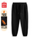 MINISO corduroy leggings men's winter velvet warm heavyweight chenille textured casual pants black M