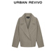 UR2025 new winter women's fashion trendy lapel pocket ultra-loose jacket UWJ150104