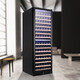 VINOPRO/Vipinnuo red wine cabinet constant temperature wine cabinet home ice bar embedded solid wood refrigerator black