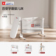 Hoag Variety Artifact Crib Movable Lift Adjustable Multifunctional Changing Table Splicing Bed Comes with Mosquito Net Variety Xueba Crib + Mattress 600mm*1200mm