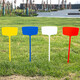 Writable agricultural ground sign large plastic sign sign gardening plant sign sign seedlings flower sign sign waterproof 20CM red (20 pieces)