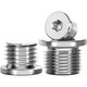 Tianzhuo Hardware 316L stainless steel with side pipe plug inner hexagonal flange oil plug bulk head G1 points 2 points 4 points 6 points 1 inch 2 M12*1.5 316L stainless steel