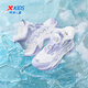 Xtep Children's Shoes Girls Large Cotton Fluffy Marshmallow Cotton Shoes Winter Wetland Anti-Slip Shoes Sail White/Snow Blue Purple 36