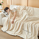Caiyang (Fazeya) Hengyuanxiang Group Milk Velvet Blanket Winter Thickened Velvet Bedding Sofa Cover Blanket Office Nap Small Blanket Embroidery-Milk White Double-sided Velvet Cat Touch 200*230cm Double Blanket Universal for All Seasons Can Be Paved or Covered