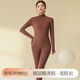 Tingmei (GRACWELL) Autumn clothes and long johns women's skin-beautifying clothes Seamless self-heating hyaluronic acid shaping slimming belly autumn and winter bottoming shirt Elegant black light warm skin-friendly high collar bottoming L (110-140Jin Jin equals 0.5 kg)