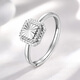 Wanfulong sparkling car flower sugar cube platinum ring PT950 platinum all-match live ring live ring can be freely adjusted 3.42g