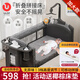 ULOP spliced crib multi-functional bed foldable mobile baby bed newborn baby sleep magic rocker extra large crib mosquito net + changing table + bed bell